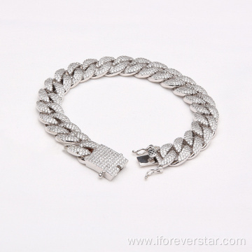 11mm Hot Selling Hiphop Jewelry Cuban Chain Bracelet